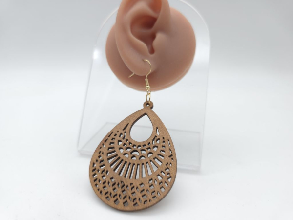 Boho Holz Ohrringe Wood